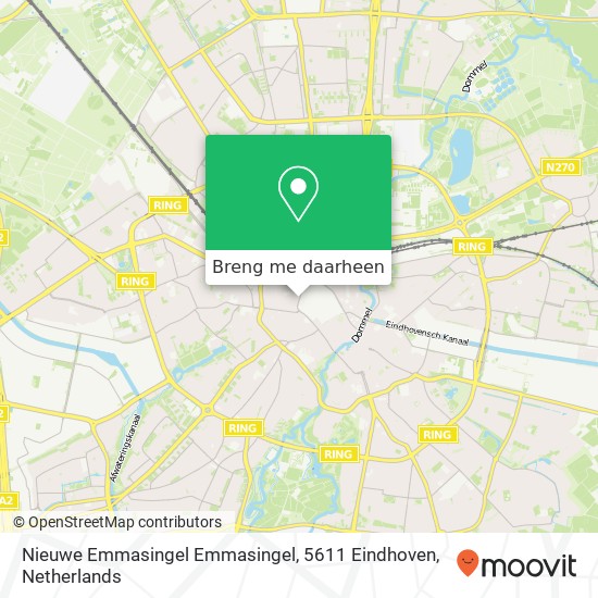 Nieuwe Emmasingel Emmasingel, 5611 Eindhoven kaart