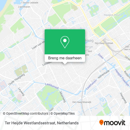 Ter Heijde Westlandsestraat kaart