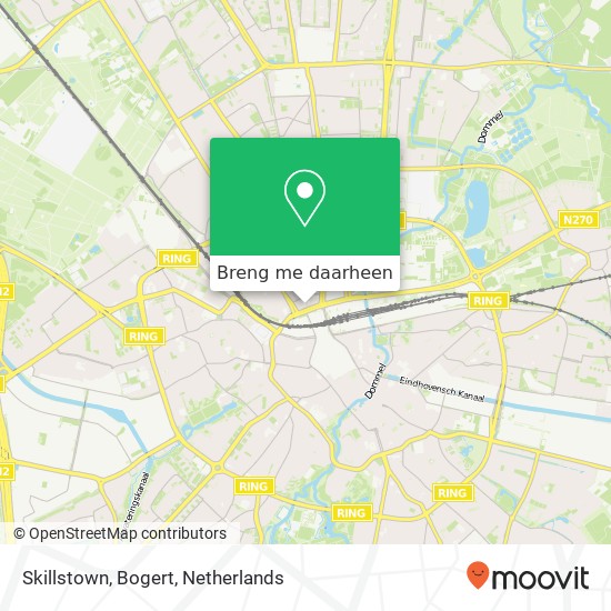 Skillstown, Bogert kaart