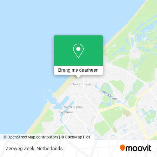 Zeeweg Zeek kaart