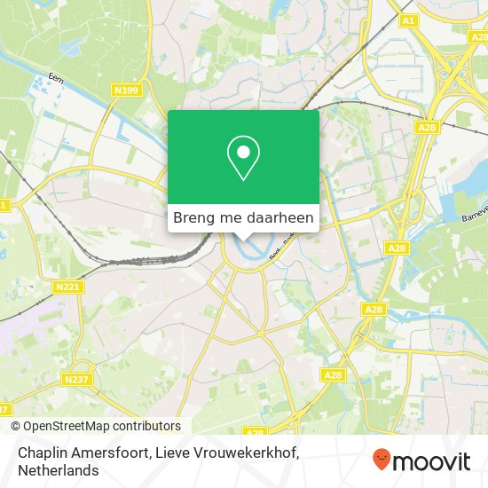 Chaplin Amersfoort, Lieve Vrouwekerkhof kaart