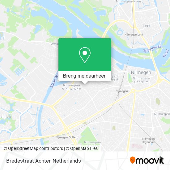 Bredestraat Achter kaart