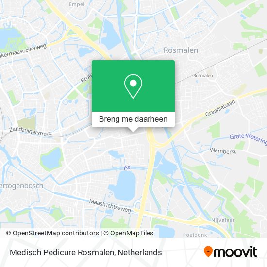 Medisch Pedicure Rosmalen kaart