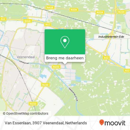 Van Essenlaan, 3907 Veenendaal kaart