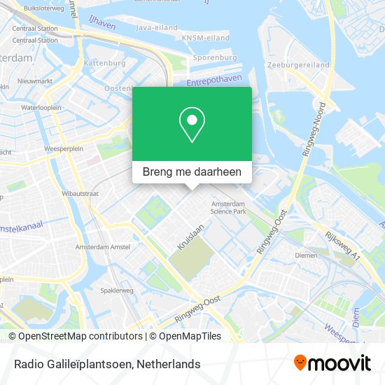 Radio Galileïplantsoen kaart