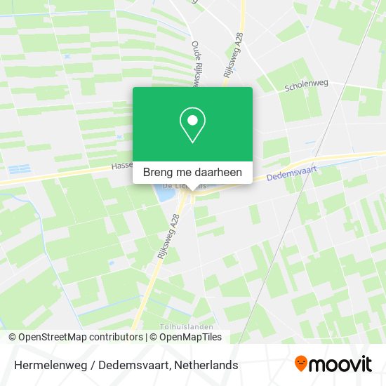 Hermelenweg / Dedemsvaart kaart