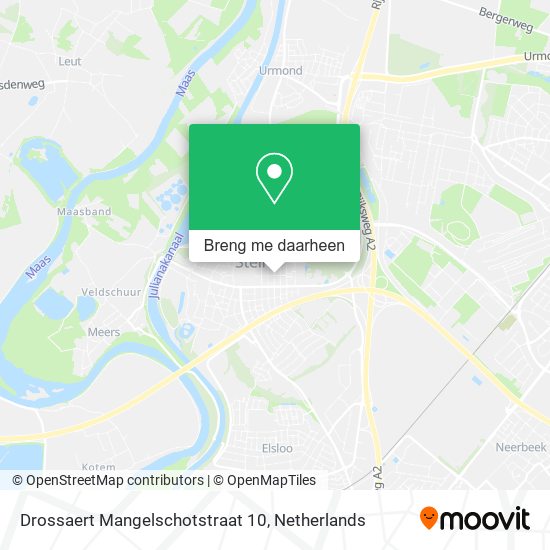 Drossaert Mangelschotstraat 10 kaart