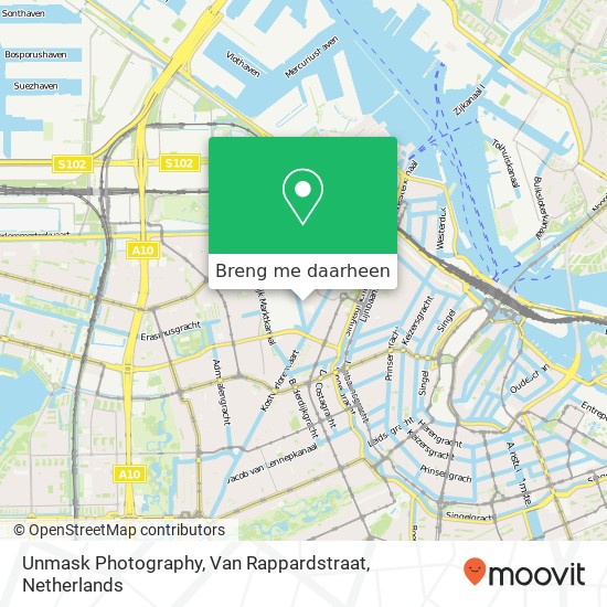 Unmask Photography, Van Rappardstraat kaart