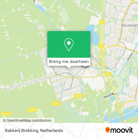 Bakkerij Brokking kaart