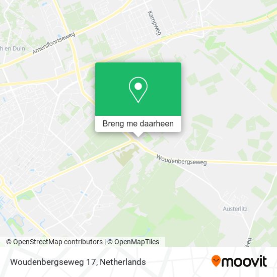Woudenbergseweg 17 kaart