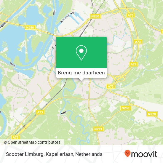 Scooter Limburg, Kapellerlaan kaart