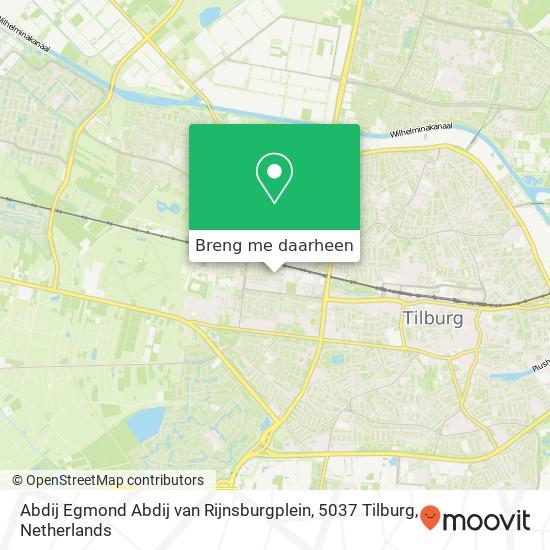 Abdij Egmond Abdij van Rijnsburgplein, 5037 Tilburg kaart