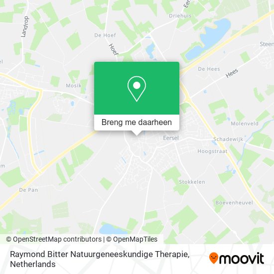 Raymond Bitter Natuurgeneeskundige Therapie kaart