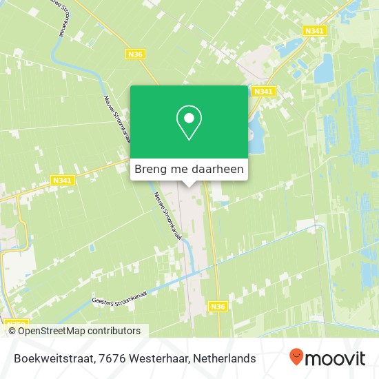 Boekweitstraat, 7676 Westerhaar kaart