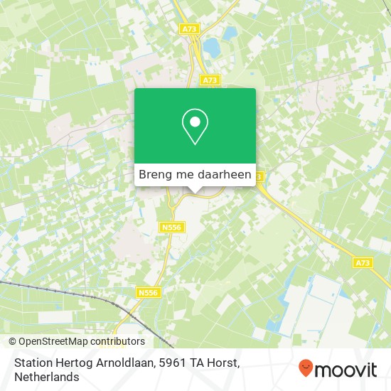 Station Hertog Arnoldlaan, 5961 TA Horst kaart