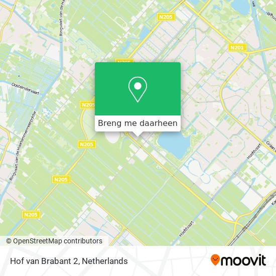 Hof van Brabant 2 kaart