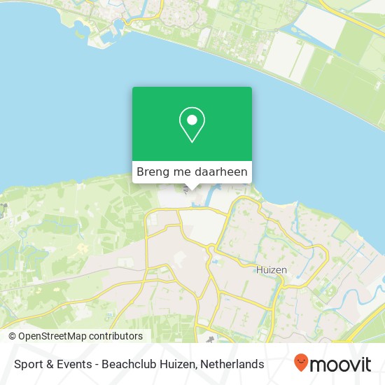 Sport & Events - Beachclub Huizen kaart