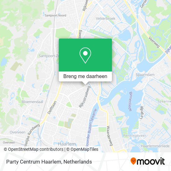 Party Centrum Haarlem kaart