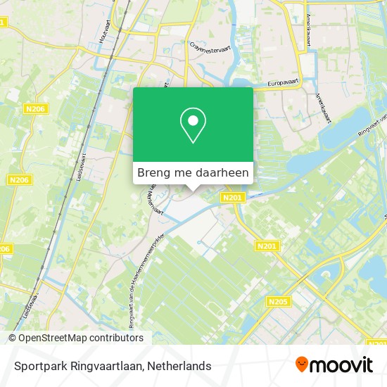 Sportpark Ringvaartlaan kaart
