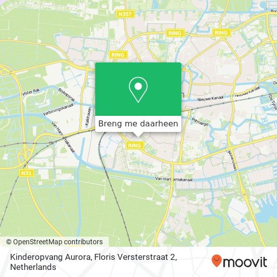 Kinderopvang Aurora, Floris Versterstraat 2 kaart