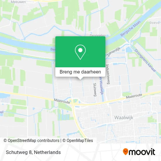 Schutweg 8 kaart