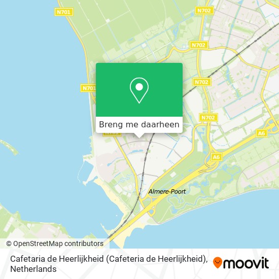 Cafetaria de Heerlijkheid (Cafeteria de Heerlijkheid) kaart