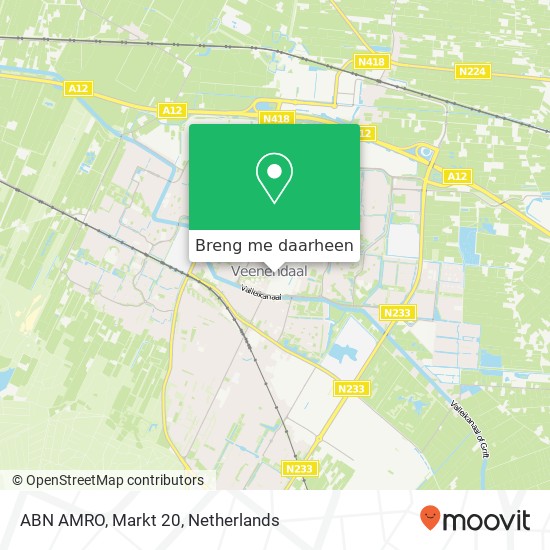 ABN AMRO, Markt 20 kaart