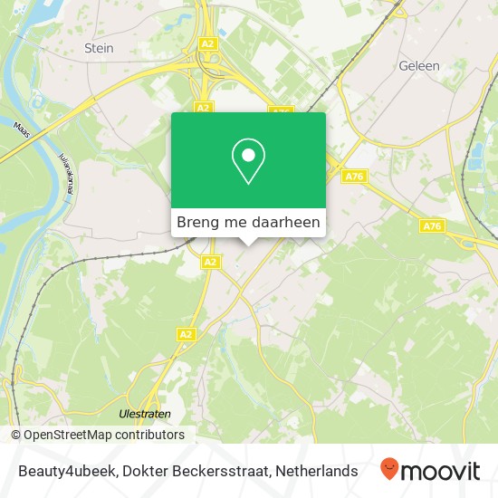 Beauty4ubeek, Dokter Beckersstraat kaart