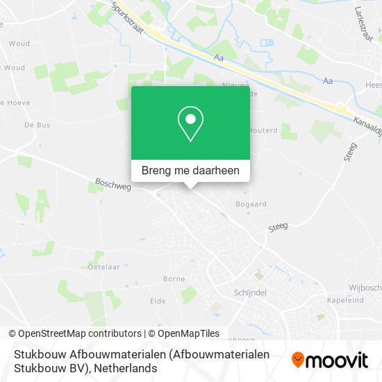 Stukbouw Afbouwmaterialen (Afbouwmaterialen Stukbouw BV) kaart