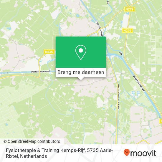 Fysiotherapie & Training Kemps-Rijf, 5735 Aarle-Rixtel kaart