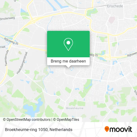 Broekheurne-ring 1050 kaart