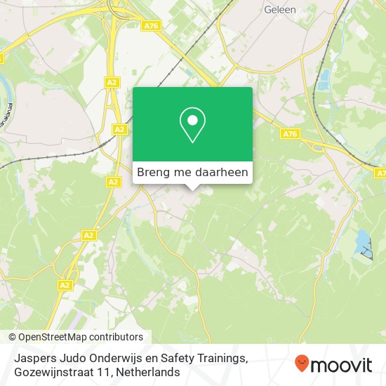 Jaspers Judo Onderwijs en Safety Trainings, Gozewijnstraat 11 kaart