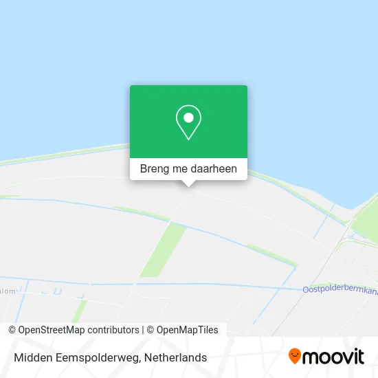 Midden Eemspolderweg kaart