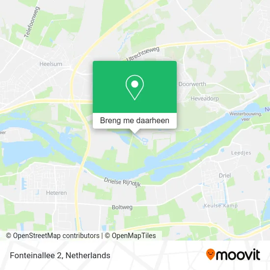 Fonteinallee 2 kaart
