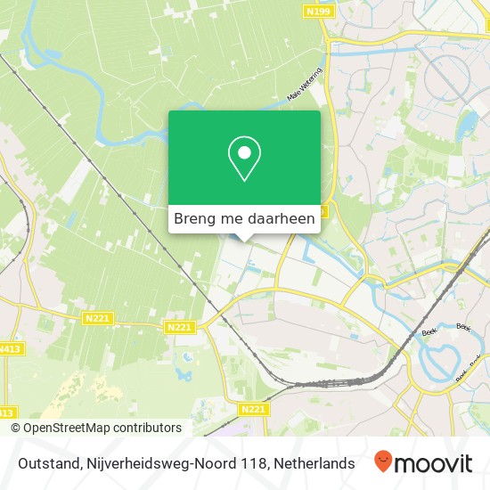 Outstand, Nijverheidsweg-Noord 118 kaart