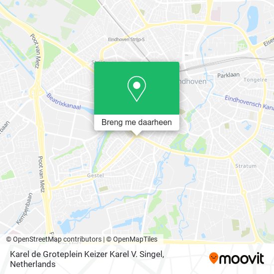 Karel de Groteplein Keizer Karel V. Singel kaart