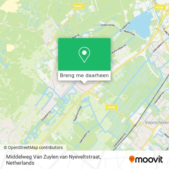 Middelweg Van Zuylen van Nyeveltstraat kaart