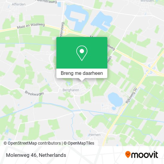 Molenweg 46 kaart