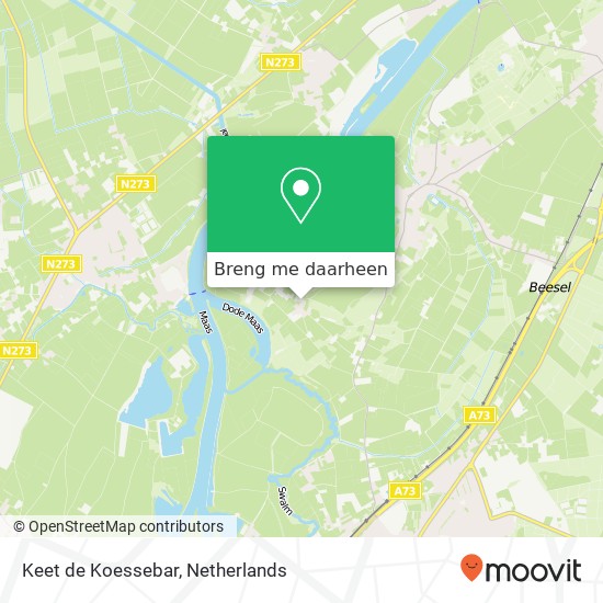 Keet de Koessebar kaart