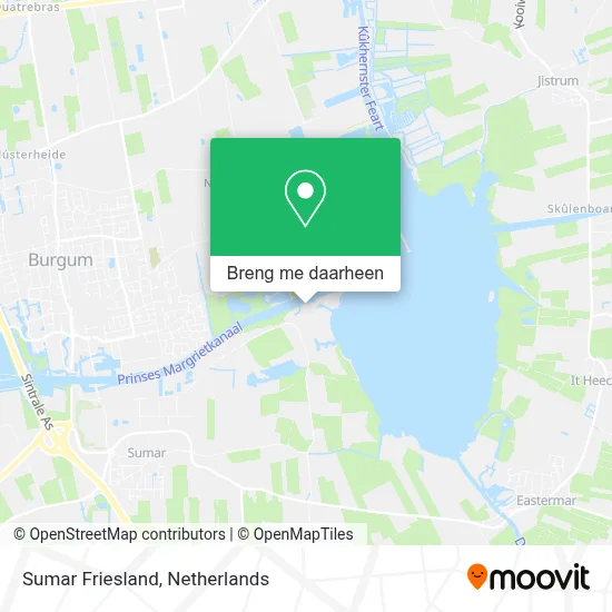Sumar Friesland kaart