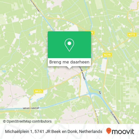 Michaëlplein 1, 5741 JR Beek en Donk kaart