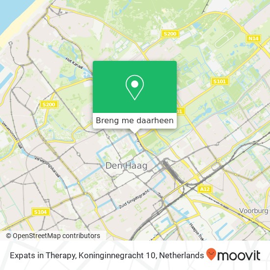 Expats in Therapy, Koninginnegracht 10 kaart