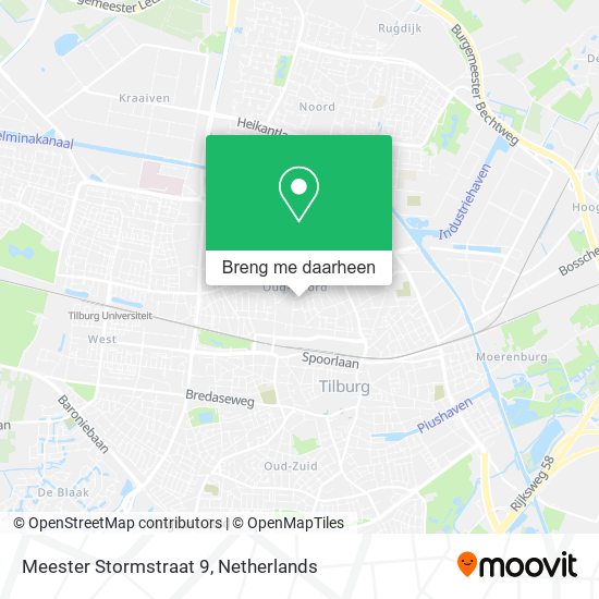 Meester Stormstraat 9 kaart