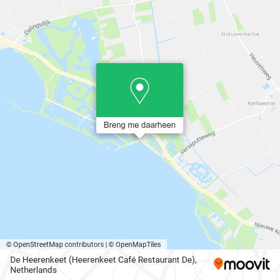 De Heerenkeet (Heerenkeet Café Restaurant De) kaart