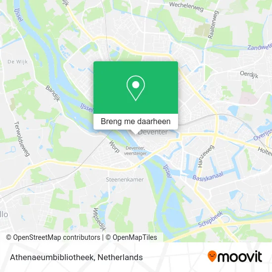 Athenaeumbibliotheek kaart