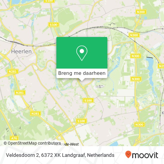 Veldesdoorn 2, 6372 XK Landgraaf kaart