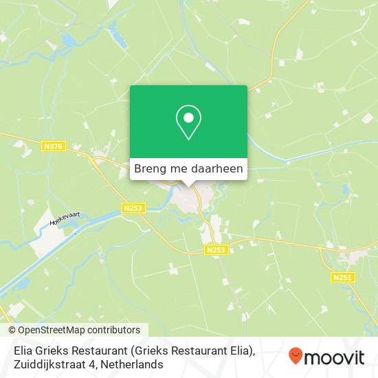 Elia Grieks Restaurant (Grieks Restaurant Elia), Zuiddijkstraat 4 kaart