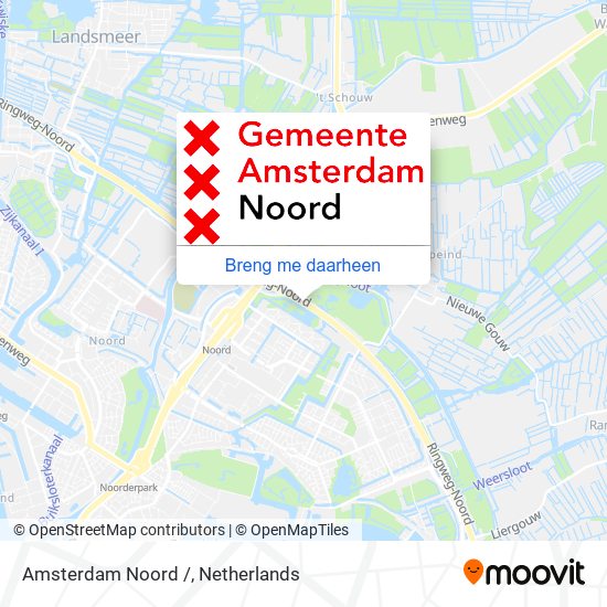 Amsterdam Noord / kaart