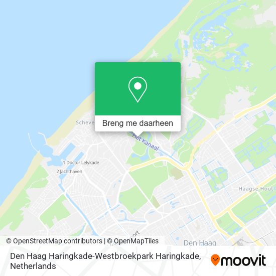 Den Haag Haringkade-Westbroekpark Haringkade kaart