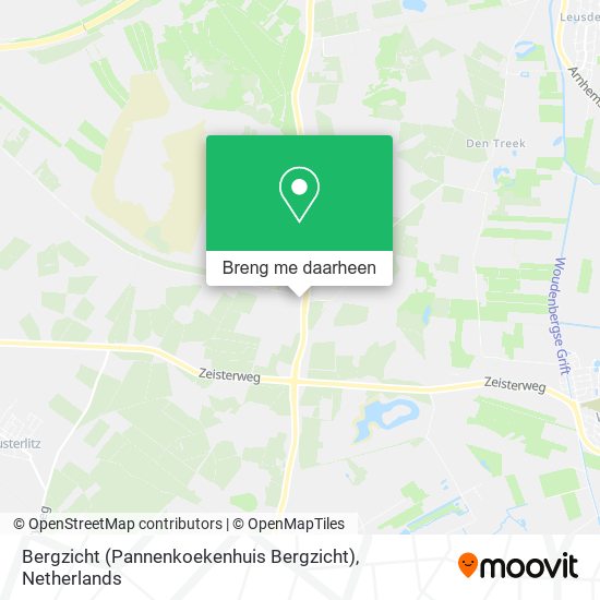 Bergzicht (Pannenkoekenhuis Bergzicht) kaart